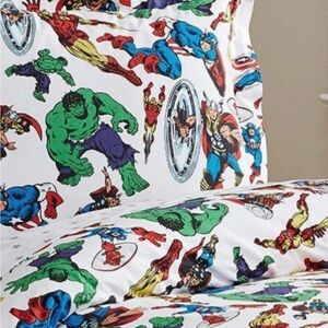 Pottery Barn Marvel Avengers twin sheets